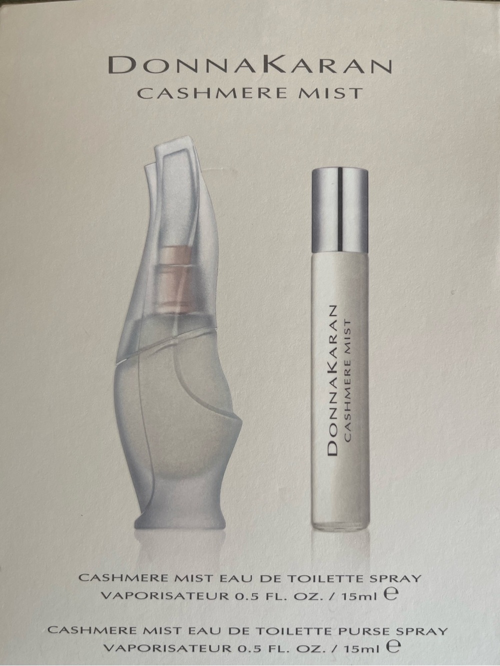 Donna Karan Cashmere purse muster & Bottle - Soft Ivory